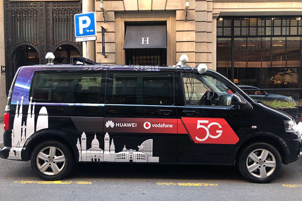 Huawei Vodafone. Vans 5g.